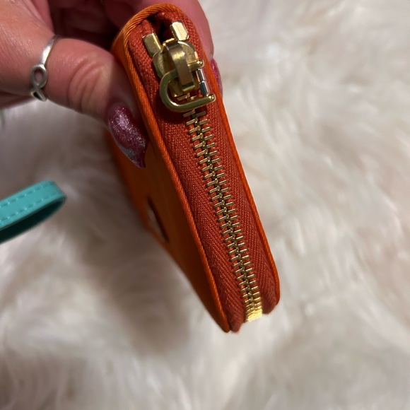 Orange Nylon Prada Zippy Wallet - Picture 2 of 4